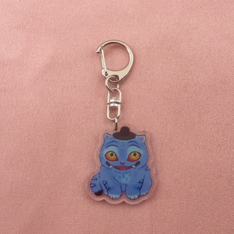 8pcs acrylic cute cat keychain - Event Party recension och pris