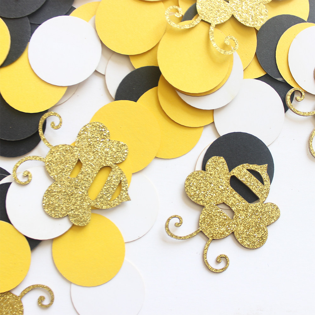 1Set Cartoon Bee Paper Scrap R - Papercraft Supply Confetti recension och pris