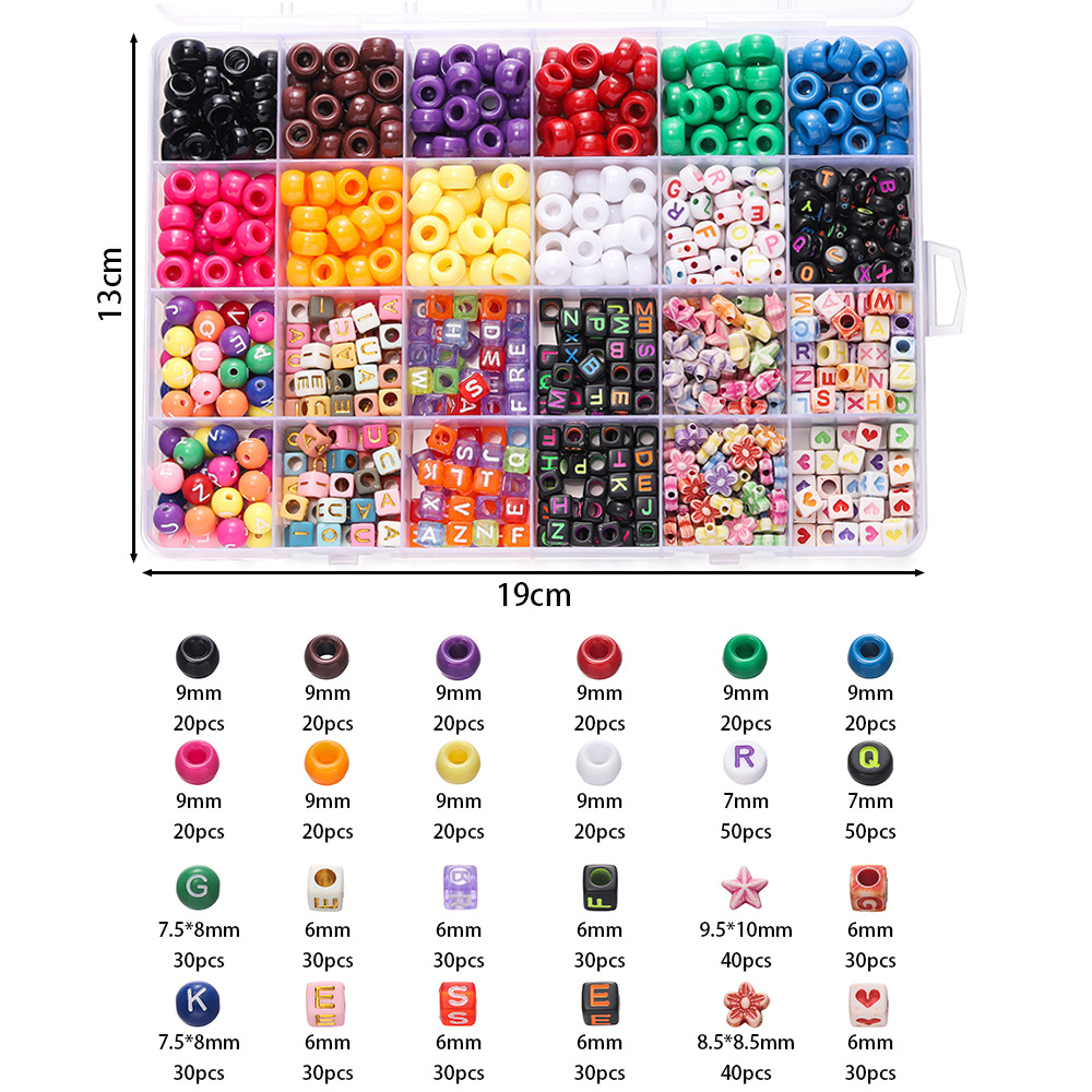 1 Box Colorful Acrylic Pony Be - Event Suppliers recension och pris