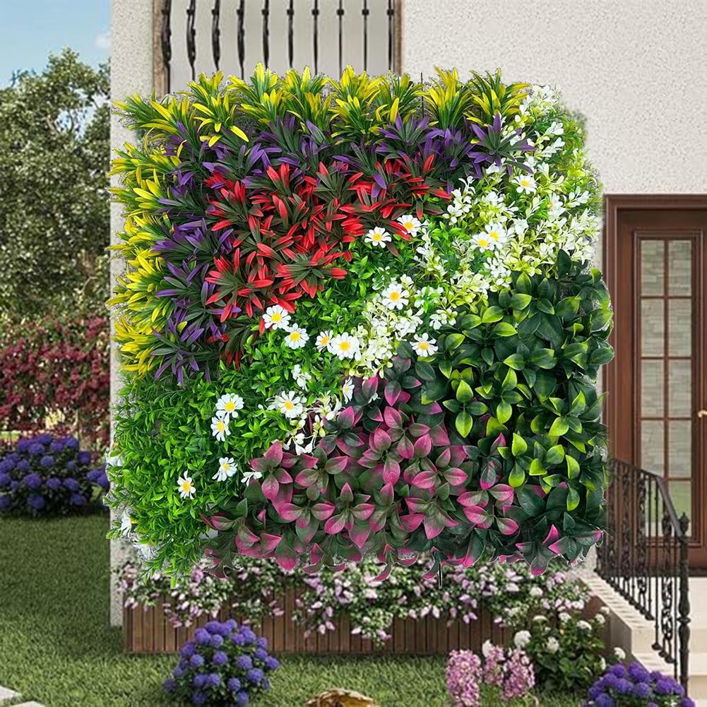 50*50CM Green Artificial Plant - Flower Wall Panel recension och pris