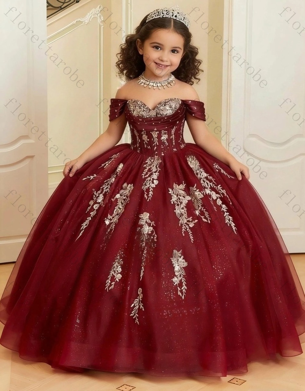 Customized Burgundy Off‑Should - Birthday Sash Glitter recension och pris